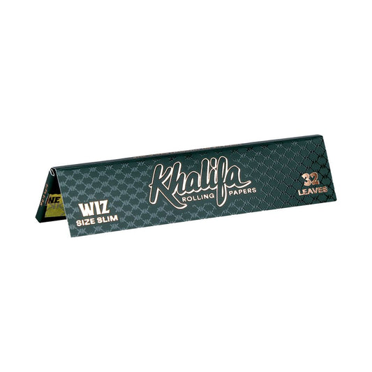 50CT DISPLAY - Khalifa Rolling Papers - 32pc / Wiz Size Slim