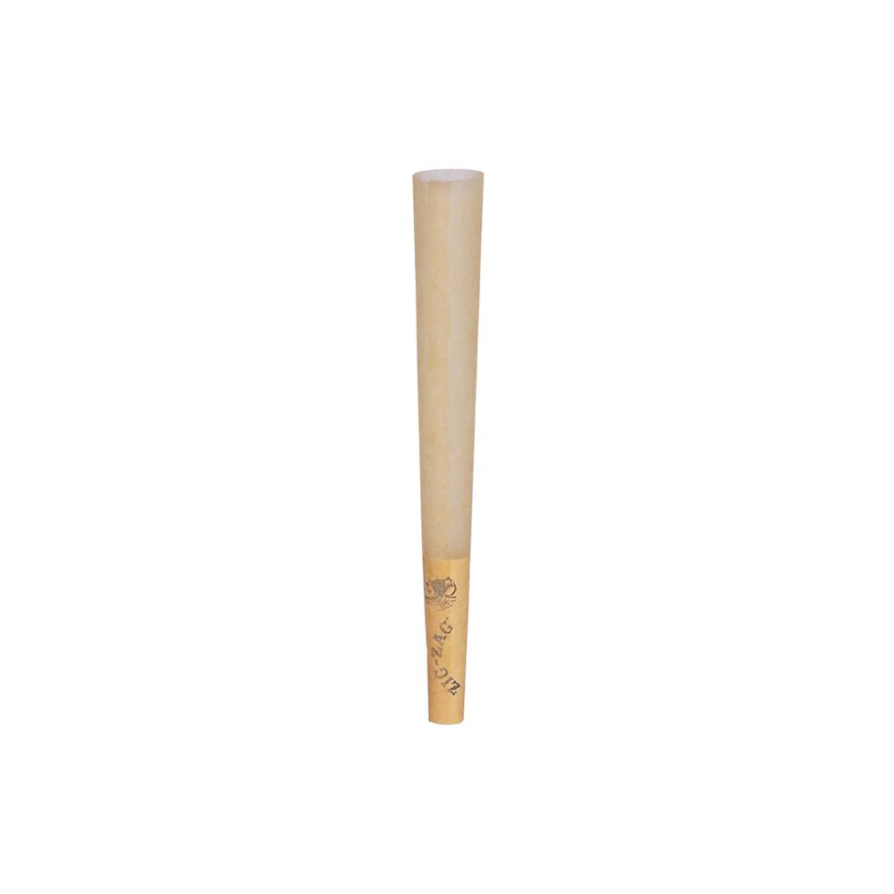 24CT DISPLAY - Zig Zag Pre-Priced Unbleached Cones - 1 1/4 / 2pc - Discreet Smoker