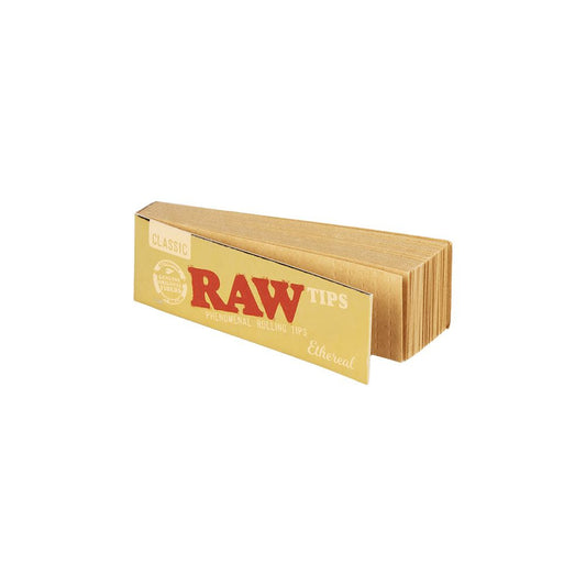 50CT DISPLAY - RAW Ethereal Rolling Tips - 50pc - Discreet Smoker