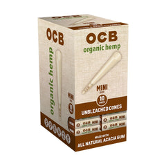OCB Organic Hemp Pre-Rolled Cones | 24pk Display - Discreet Smoker