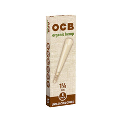 OCB Organic Hemp Pre-Rolled Cones | 24pk Display - Discreet Smoker