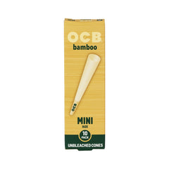 OCB Unbleached Bamboo Pre-Rolled Cones | 24pk Display - Discreet Smoker