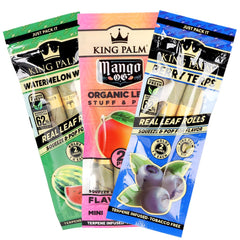 King Palm Hand-Rolled Leaf Wraps | Mini | 2pc | 10pk Display