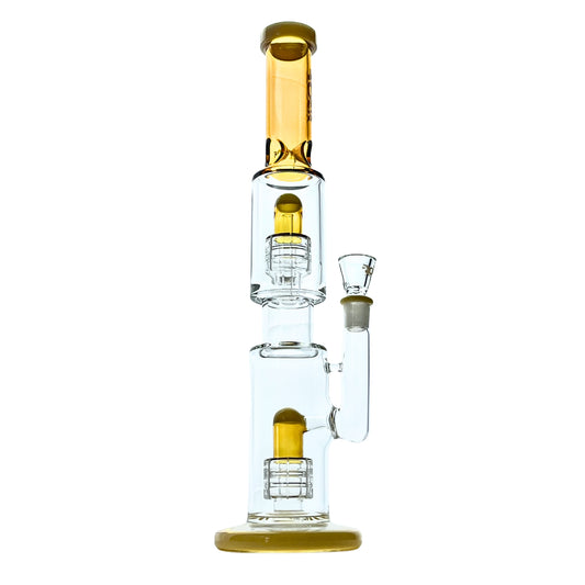 StormRock 16" Double Showerhead Ice Bong - Discreet Smoker