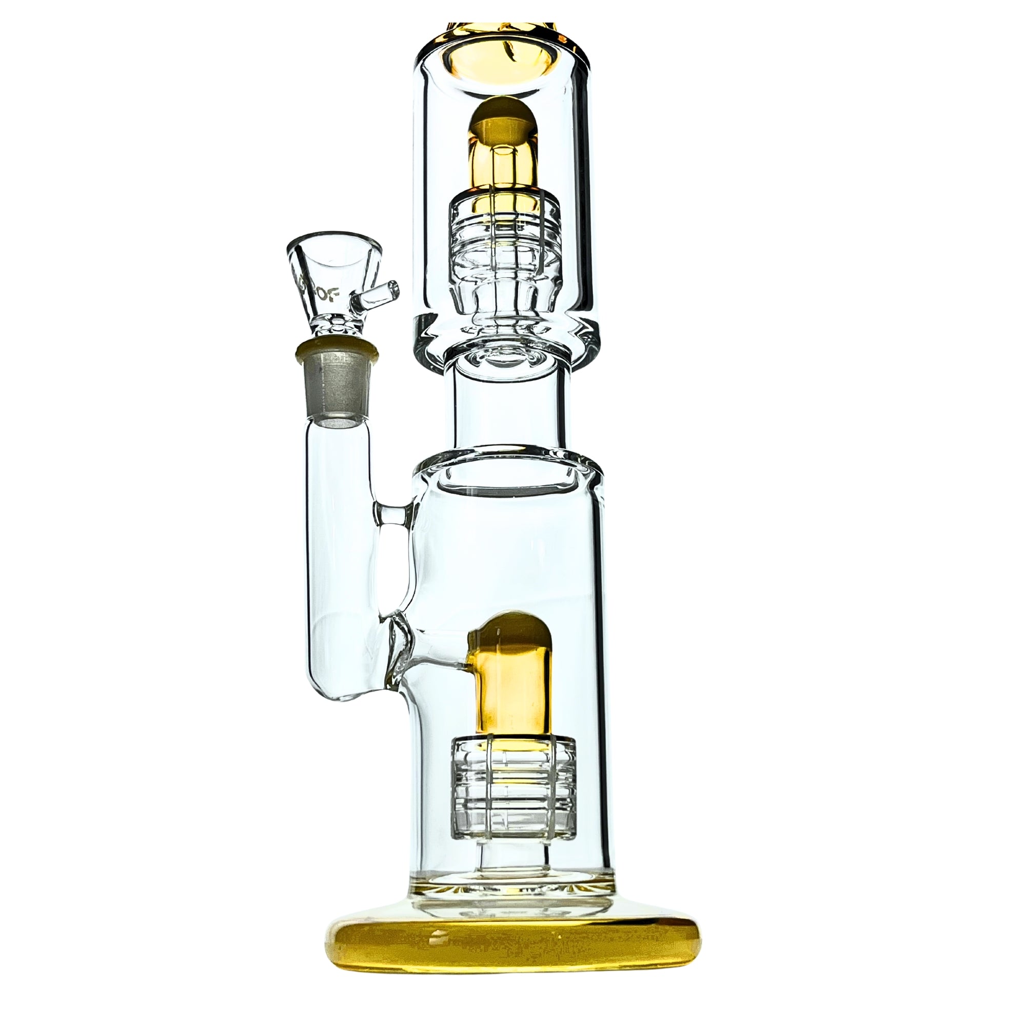 StormRock 16" Double Showerhead Ice Bong - Discreet Smoker