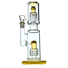 StormRock 16" Double Showerhead Ice Bong - Discreet Smoker