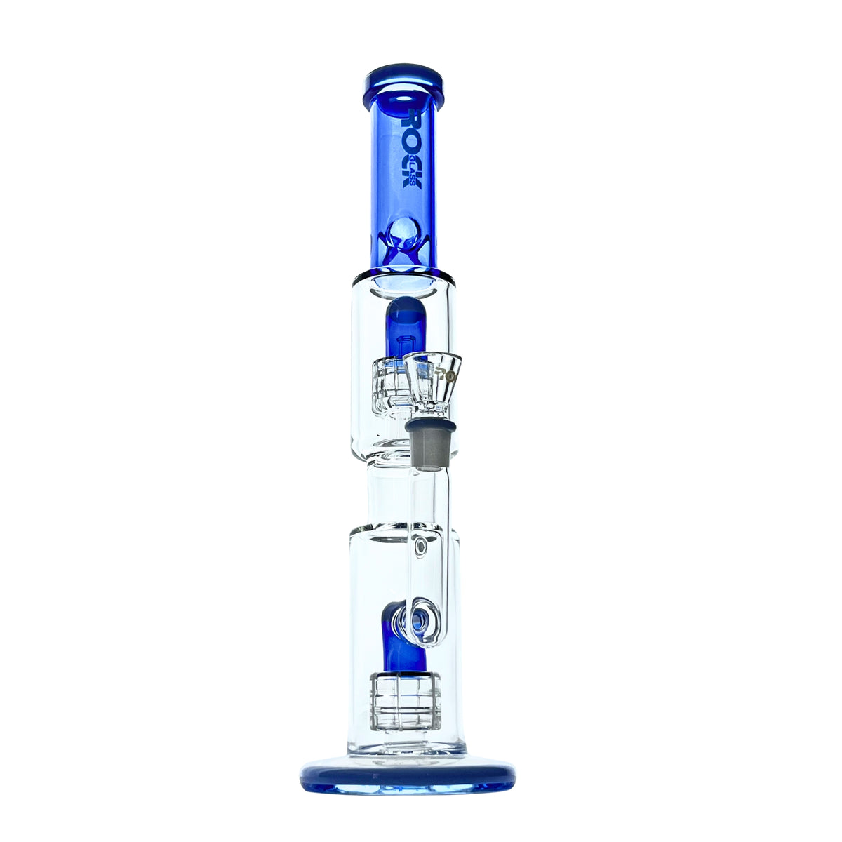 StormRock 16" Double Showerhead Ice Bong - Discreet Smoker