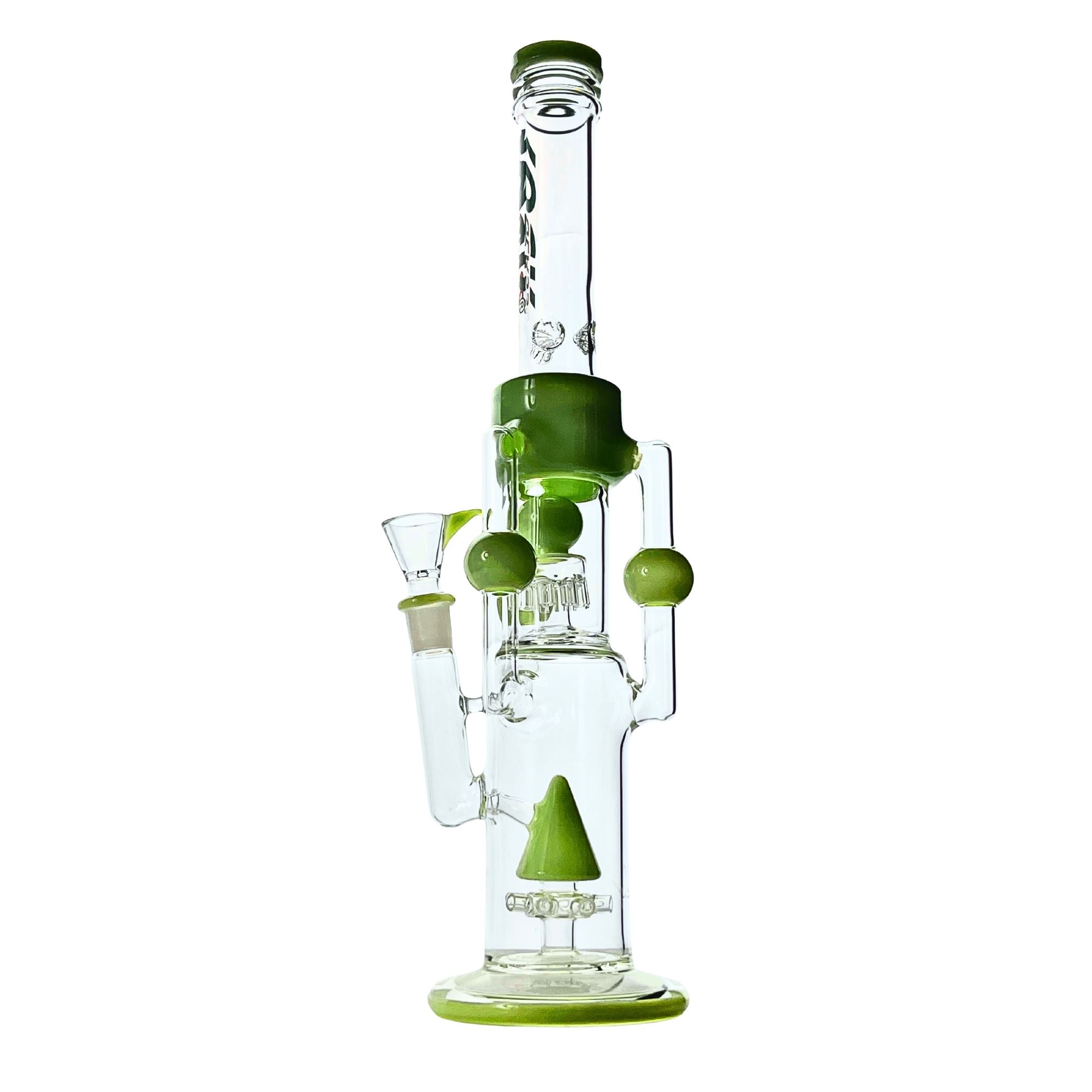 Rock Glass Cyclone Reactor 18” Bong - Discreet Smoker