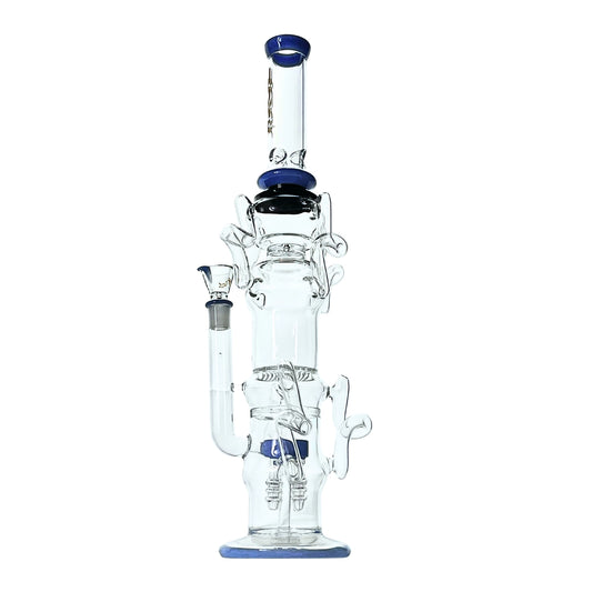The 20" Rock Titan Multi-Perc Bong - Discreet Smoker