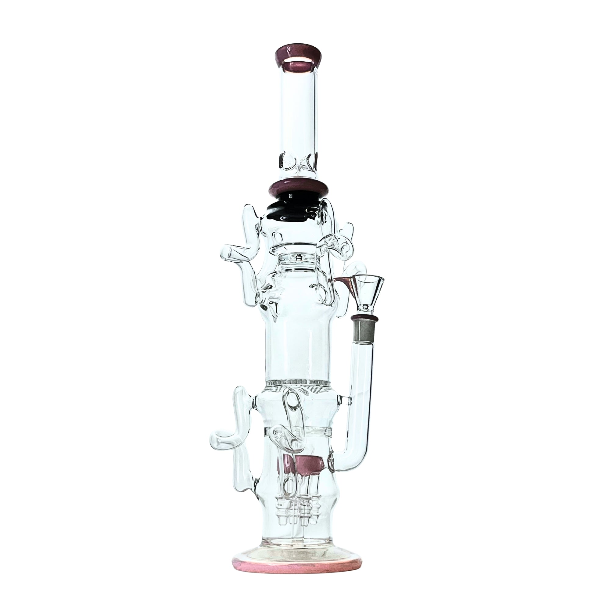 The 20" Rock Titan Multi-Perc Bong - Discreet Smoker