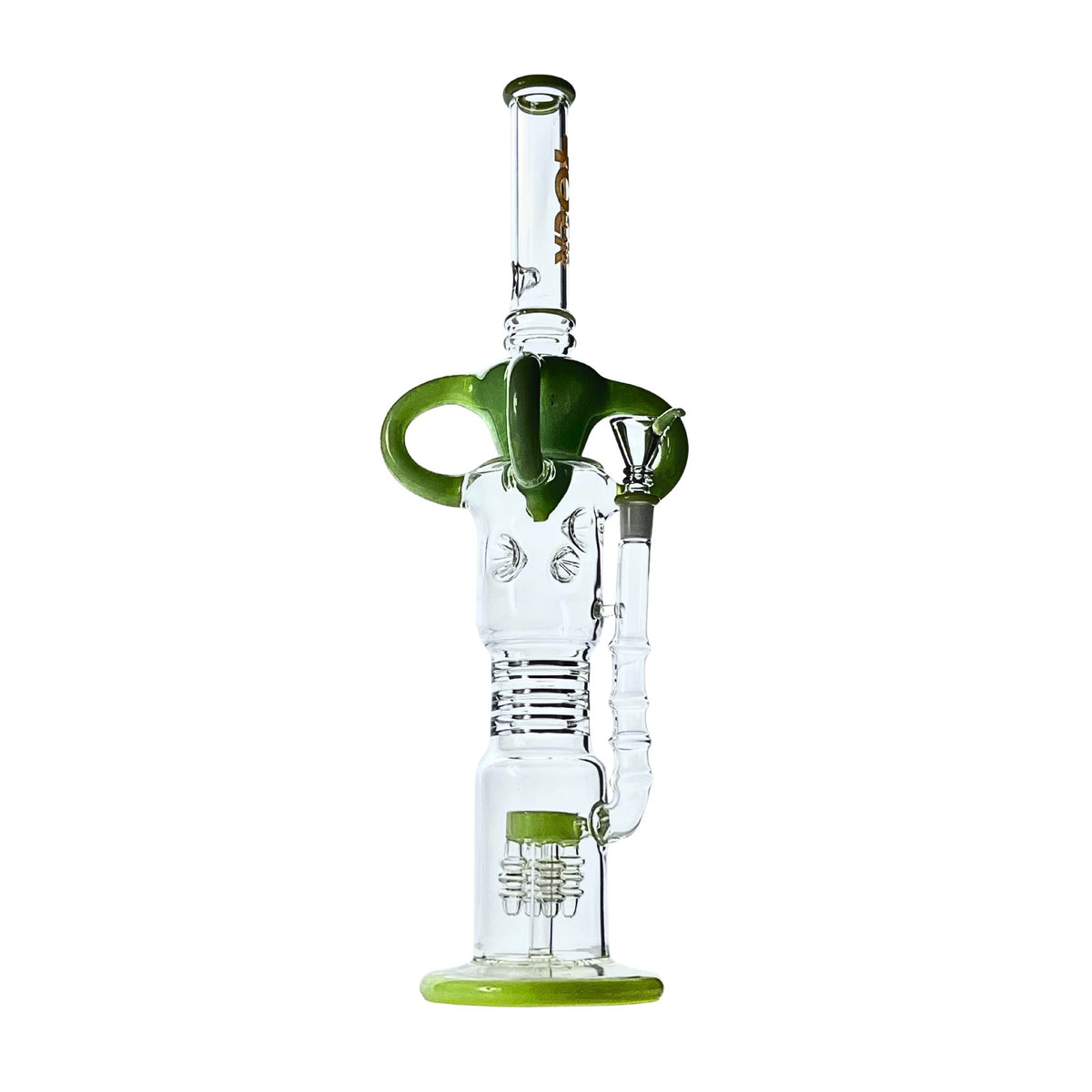 Rock Glass Emerald Titan 18” Bong - Discreet Smoker