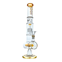 FusionFlow 16" Rock Glass Dual-Chamber Matrix Bong - Discreet Smoker