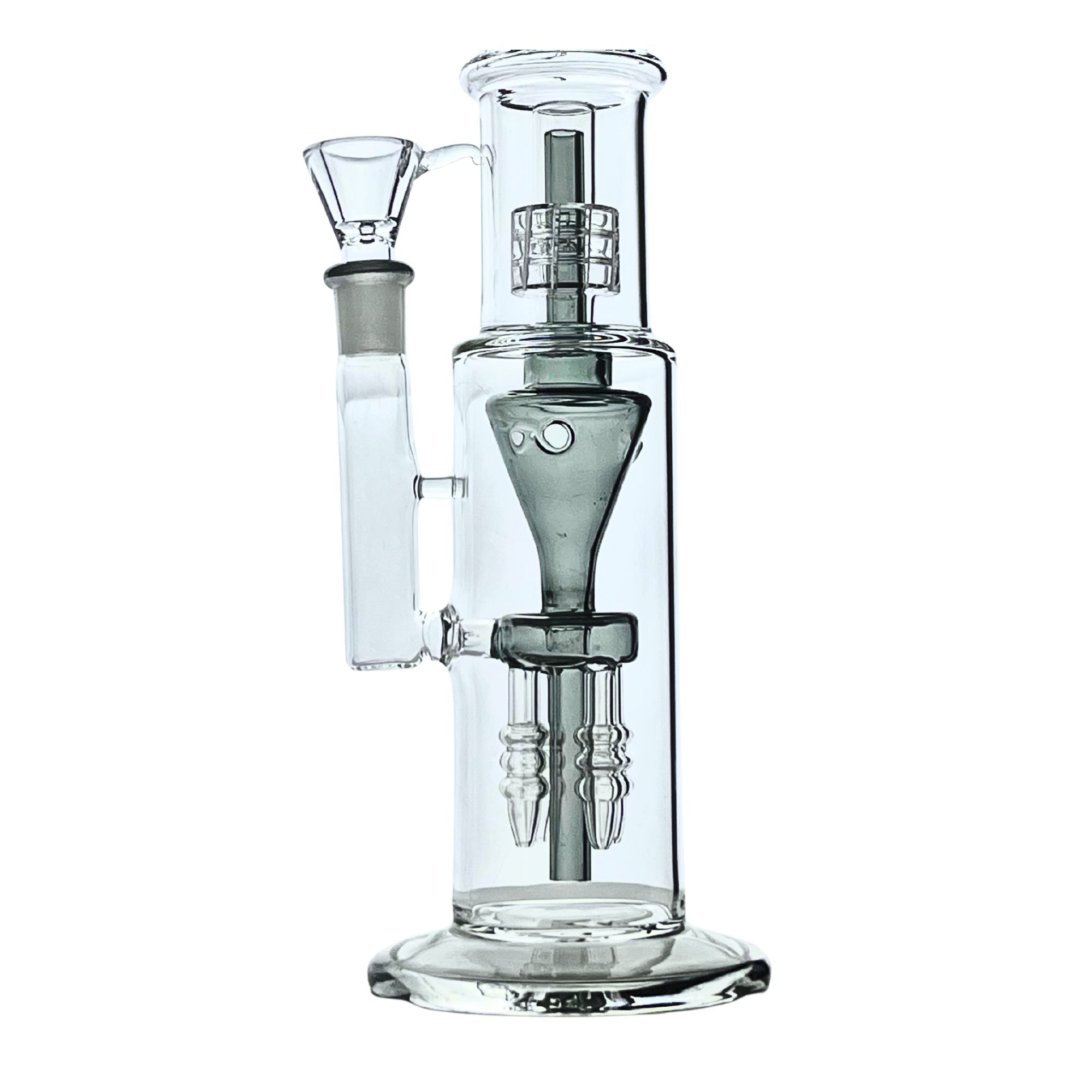 Rock Glass 16" Cyclone Chamber Perc Bong - Discreet Smoker