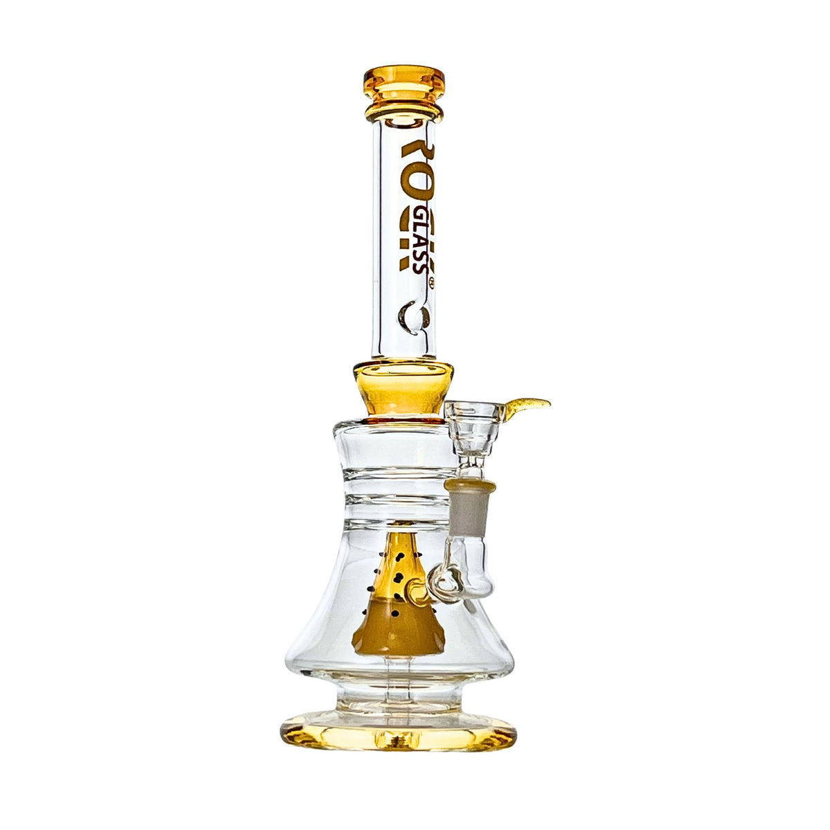 Summit 12" Rock Glass Cone Perc Bong - Discreet Smoker