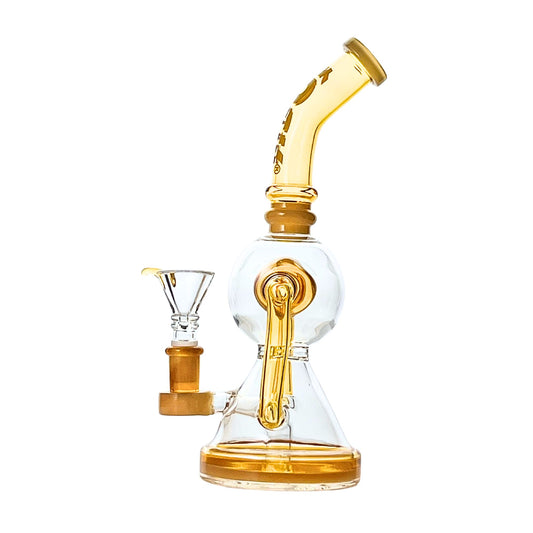 Emerald Orbit 10” Rock Glass Bong - Discreet Smoker