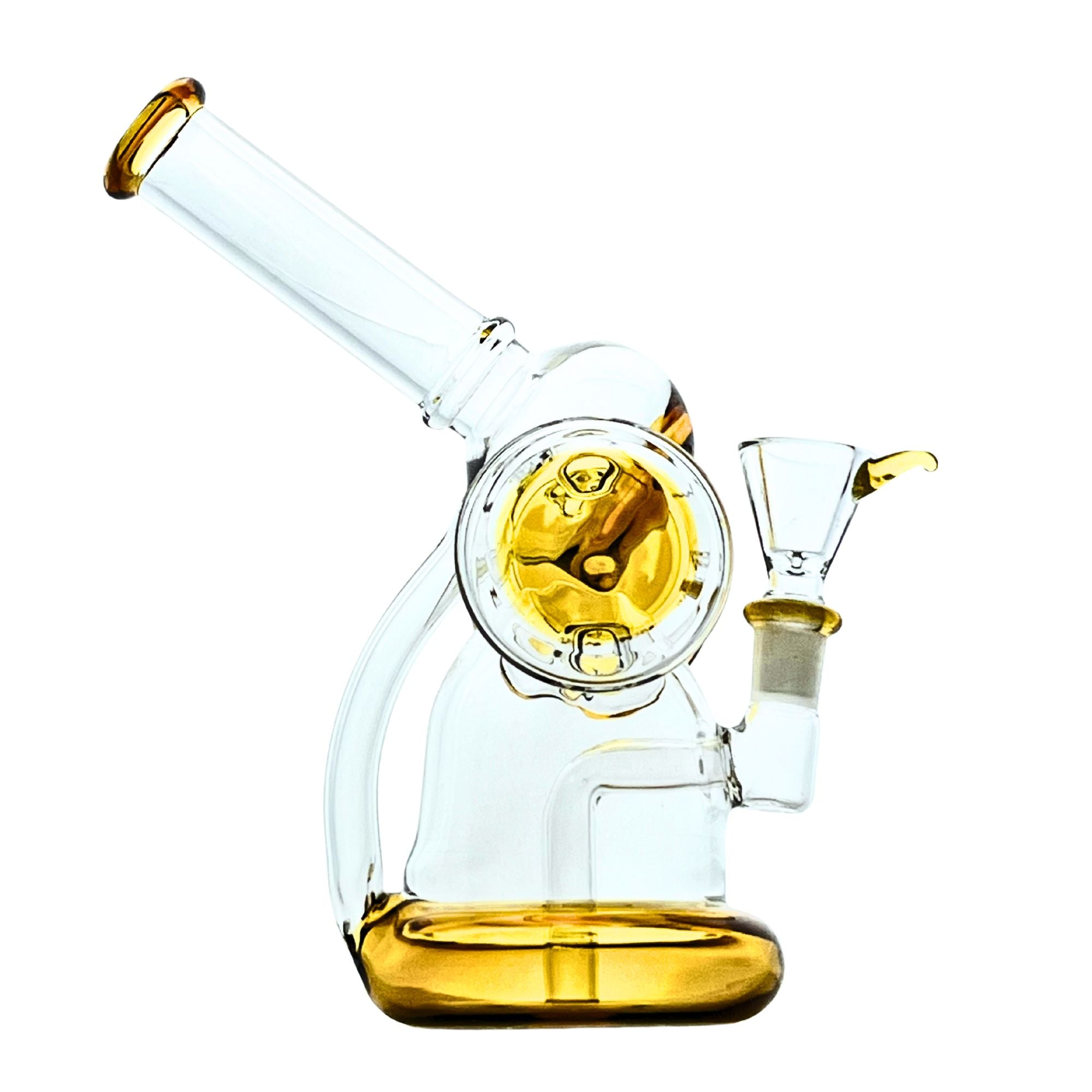 Rock Glass Triple-Chamber Centrifuge - Discreet Smoker