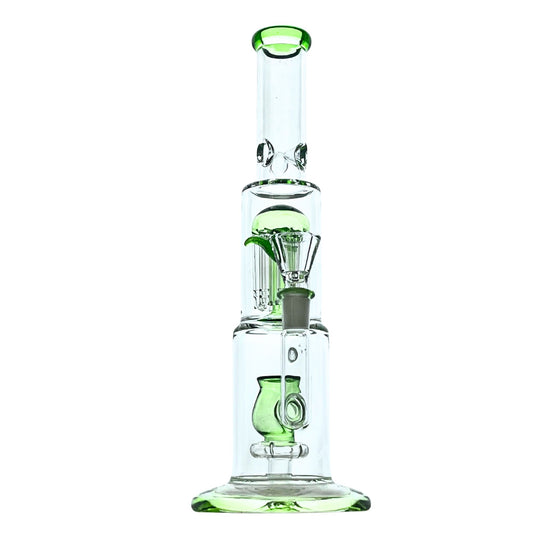PulseRock 12" Triple-Stage Ice Bong - Discreet Smoker