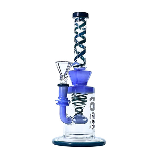 Cascade Swirl Rock Glass 10” Bong - Discreet Smoker