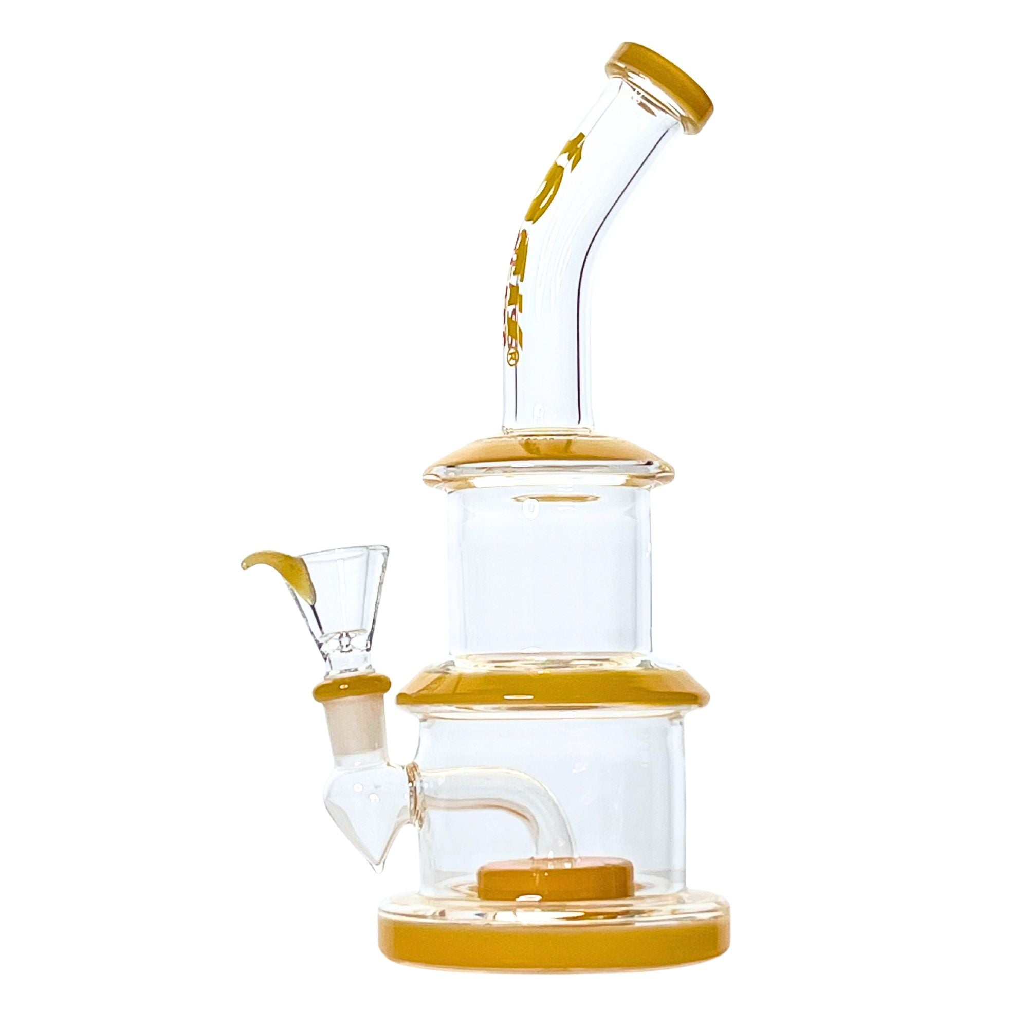Double Stack Dual-Chamber 10" Bong - Discreet Smoker