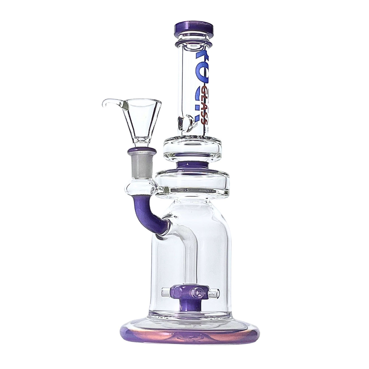 Beaker Barrel 10" Rock Glass Bong - Discreet Smoker
