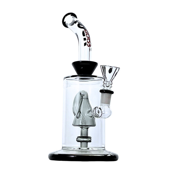 Crystal Rock Recliner 10″ Bent-Neck Bong - Discreet Smoker