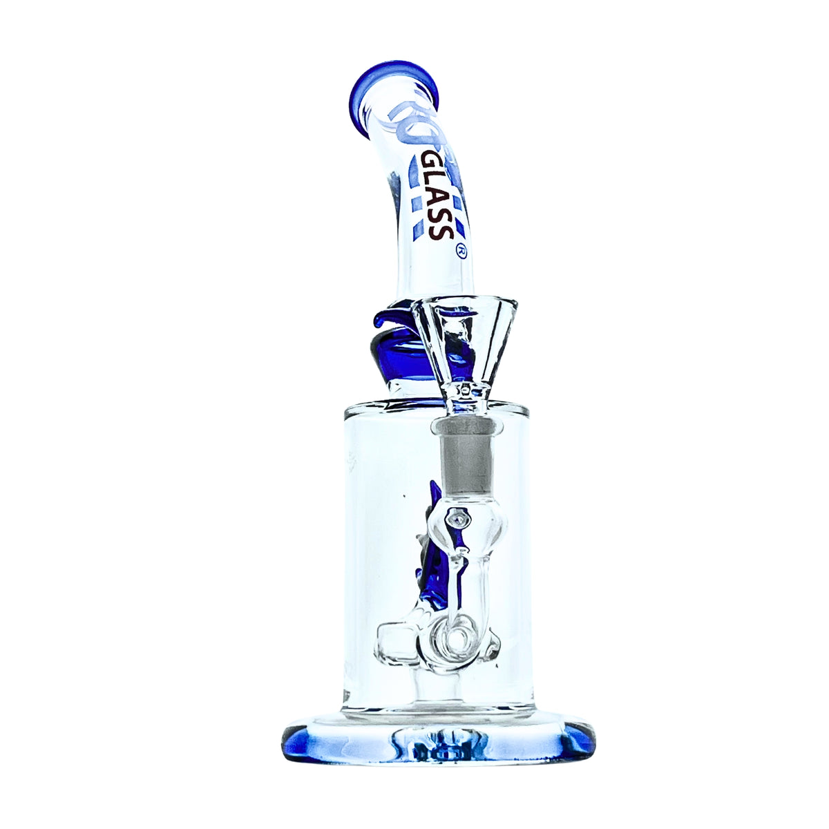 Rock Glass BubbleFlow 10″ Bong - Discreet Smoker