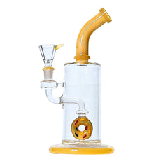 Confetti Drum 10” Rock Glass Bong - Discreet Smoker