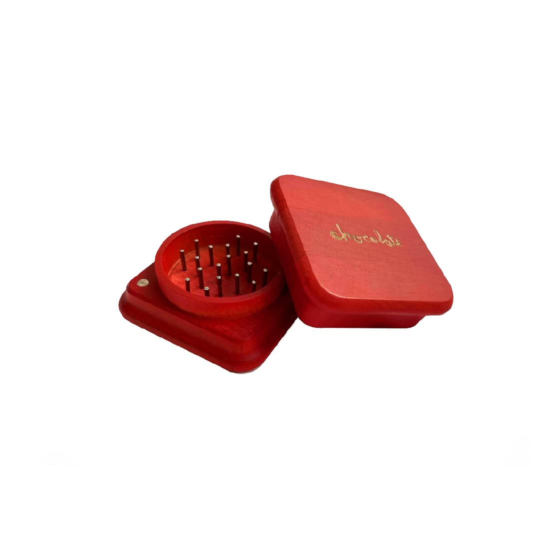 CHOCOLATE X RYOT 2PC RED MAPLE GRINDER - Discreet Smoker