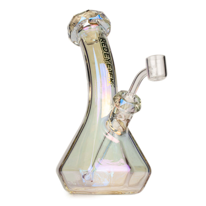 Red Eye Tek 8" Carina Lean Back Beaker, Rainbow