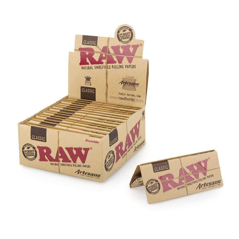 Raw Classic Artesano King Slim - 15ct - Discreet Smoker
