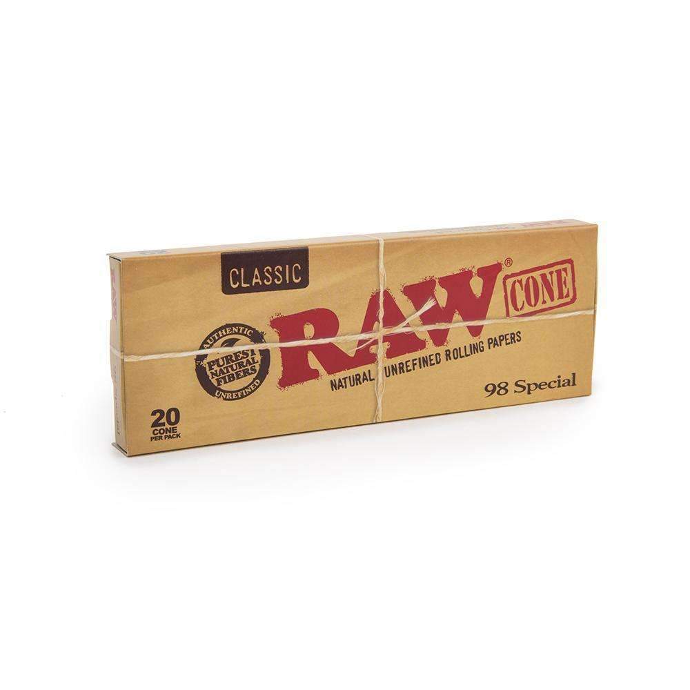 RAW Classic 98 Special Cones - 12ct - Discreet Smoker