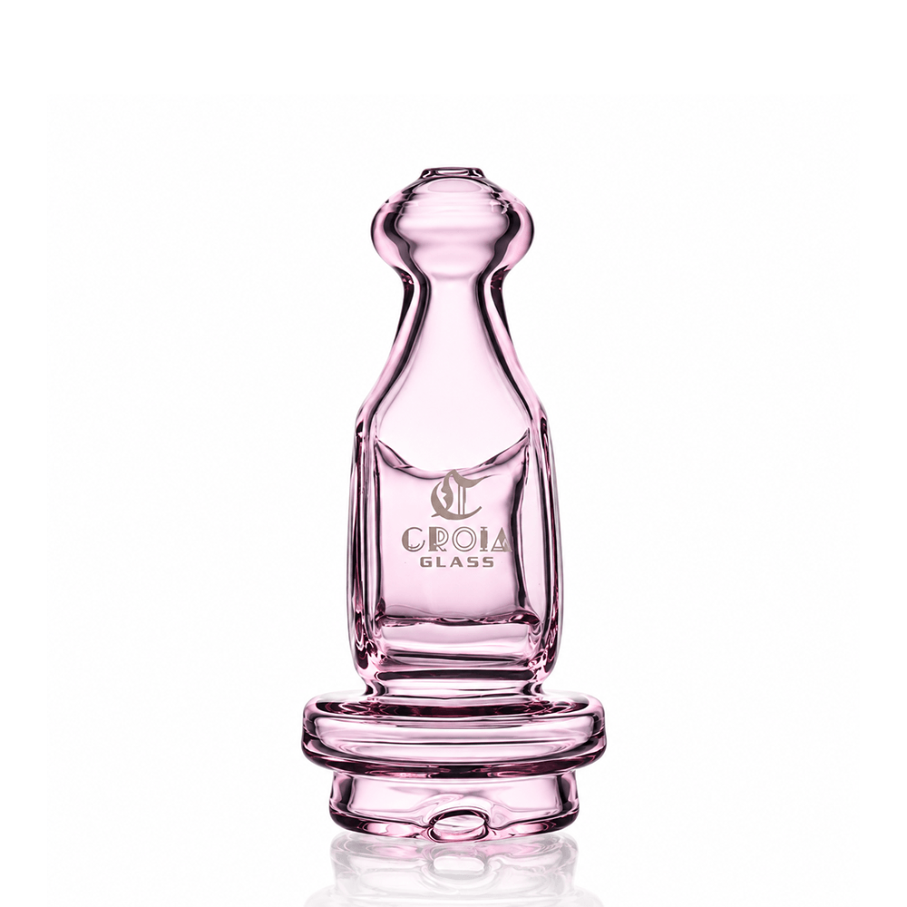 4" Teardrop Dry Top for Puffco Peak & Peak Pro | Croia Glass - Discreet Smoker