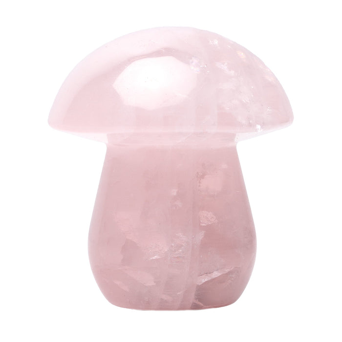 Astral Project Gemstone Shroom Pipe, Rose Quartz