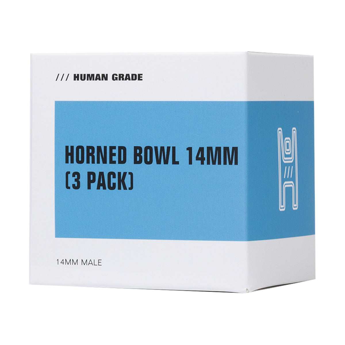 Human Grade Horned Bowl 1a Pack of (3) - Discreet Smoker