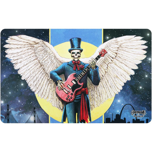 Grateful Dead x Pulsar DabPadz Fabric Top Dab Mat - Angel Of Music / 16"x10" - Discreet Smoker