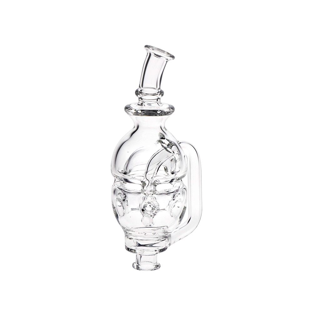 Pulsar Fab Egg Bubbler Glass Mouthpiece Attachment for Puffco Pivot - 5" / Clear - Discreet Smoker