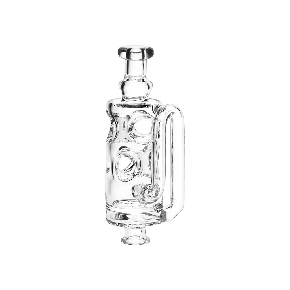 Pulsar Incycler Bubbler Glass Mouthpiece Attachment for Puffco Pivot - 4.3" / Clear - Discreet Smoker