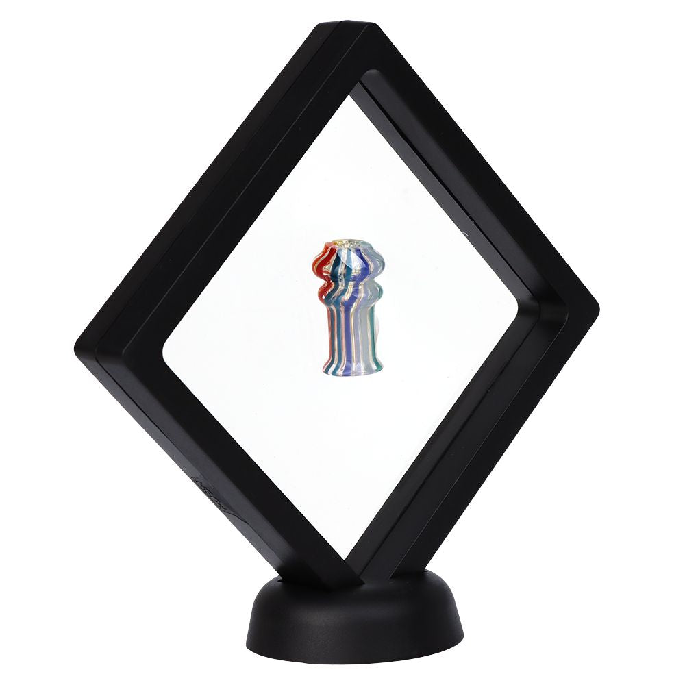 Pulsar Rainbow w/ Opal Glass Mouthpiece Attachment for Puffco Pivot w/ Display Stand - Colors Vary - Discreet Smoker