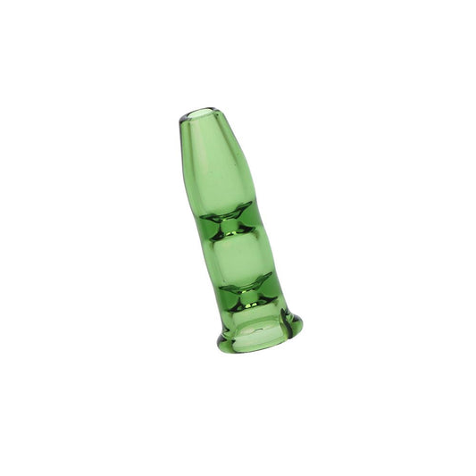 Pulsar Bullet Tip Glass Mouthpiece Attachment for Puffco Pivot w/ Display Stand - Colors Vary - Discreet Smoker