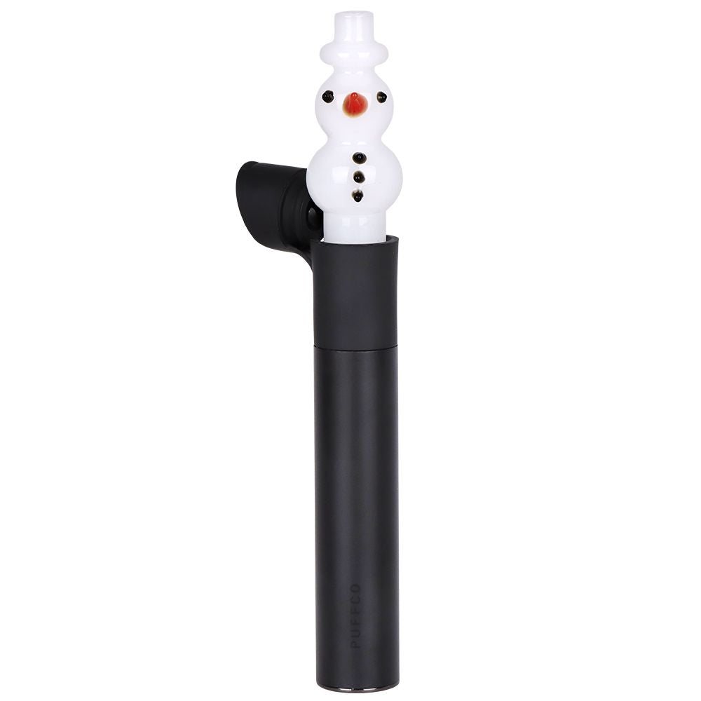 Snowman Glass Mouthpiece Attachment for Puffco Pivot - Discreet Smoker