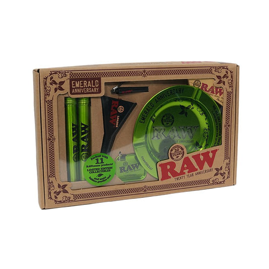 RAW 20th Anniversary Emerald Smoker's Kit - Discreet Smoker