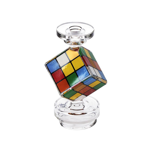 Pulsar Cubez Dry Glass Attachment for Puffco Peak/Pro - 4.2" - Discreet Smoker