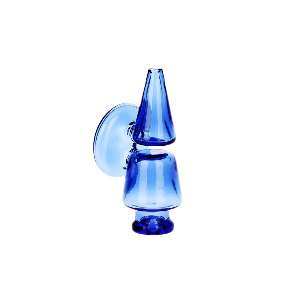 Pulsar Double Chamber Glass Mouthpiece Attachment for Puffco Pivot - Colors Vary - Discreet Smoker