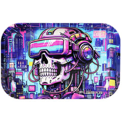 Pulsar Metal Rolling Tray - Cyber Pilot / 11"x7"
