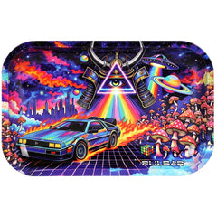 Pulsar Metal Rolling Tray - Flux Capacitation / 11"x7"