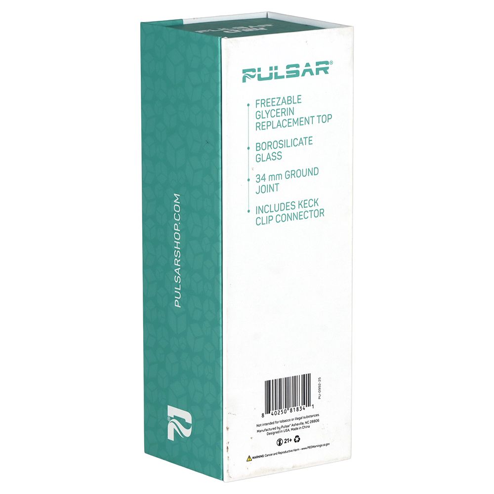 Pulsar Chillr Glycerin Replacement Top - Blue - Discreet Smoker