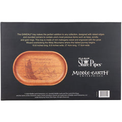 Pulsar Shire x LoTR Mahogany Wood Trays - Gandalf / 10.8" x 6.9"