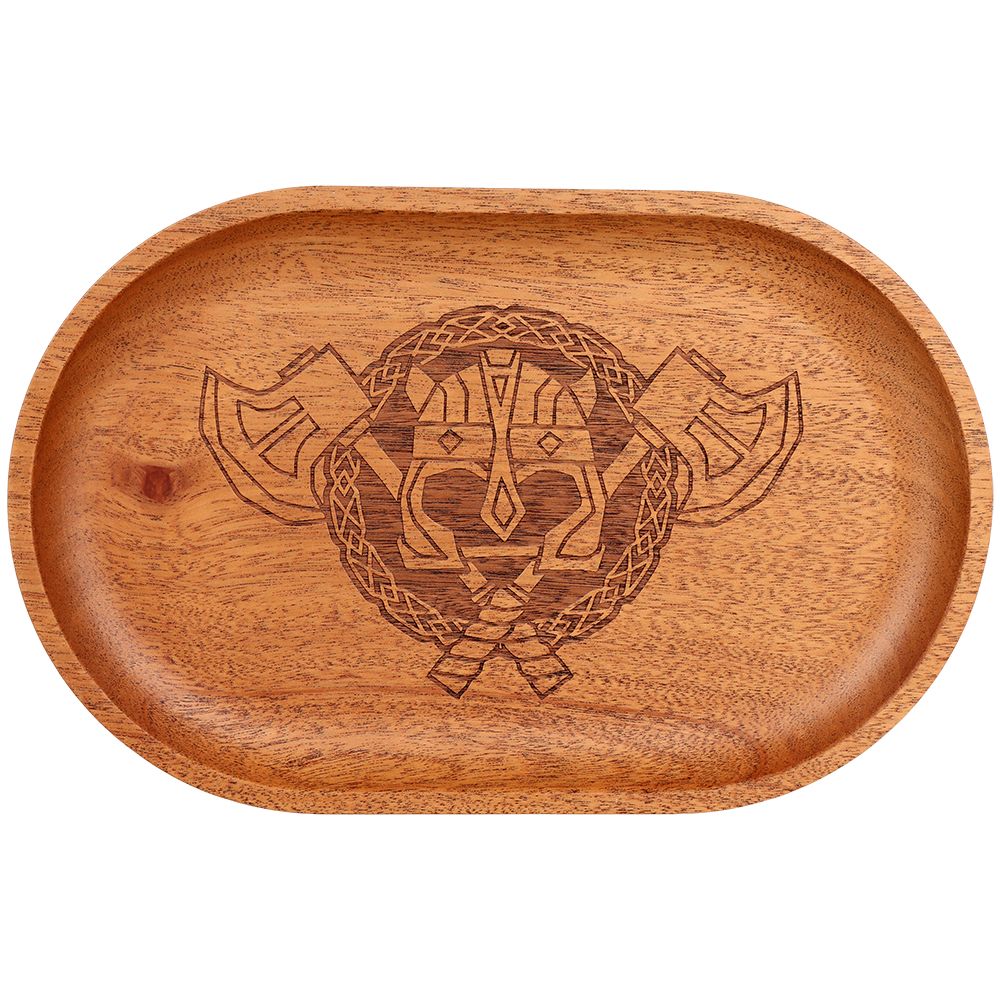Pulsar Shire x LoTR Mahogany Wood Trays - Gimli / 10.8" x 6.9"