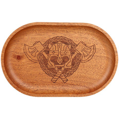 Pulsar Shire x LoTR Mahogany Wood Trays - Gimli / 10.8" x 6.9"