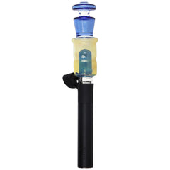 Silver Fumed Glass Bubbler Attachment for Puffco Pivot - 4.1"